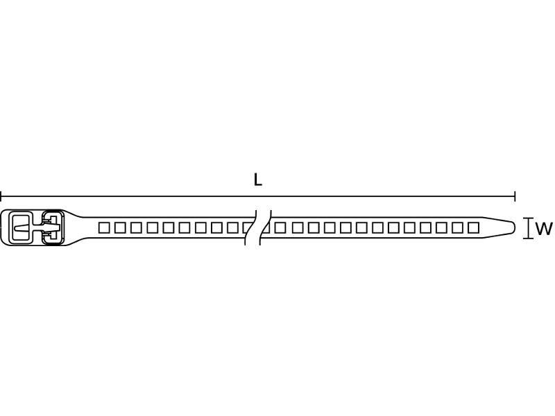 HellermannTyton Kabelbinder lösbar SOFTFIX XS (115-07190) 