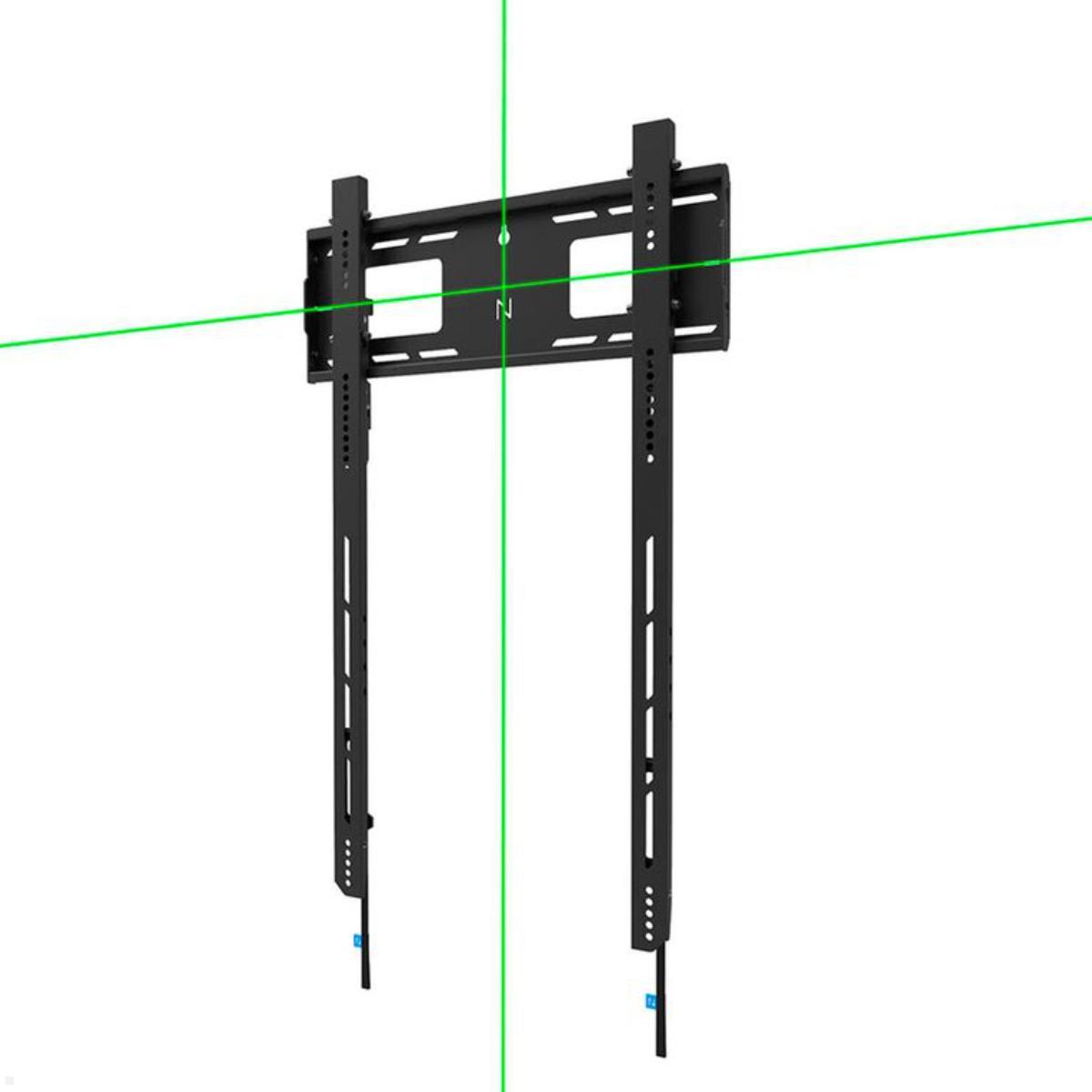 Neomounts Level WL30-750BL18P flacher Schwerlast TV Wandhalter 50 - 98 Zoll, Hochformat, 100 kg