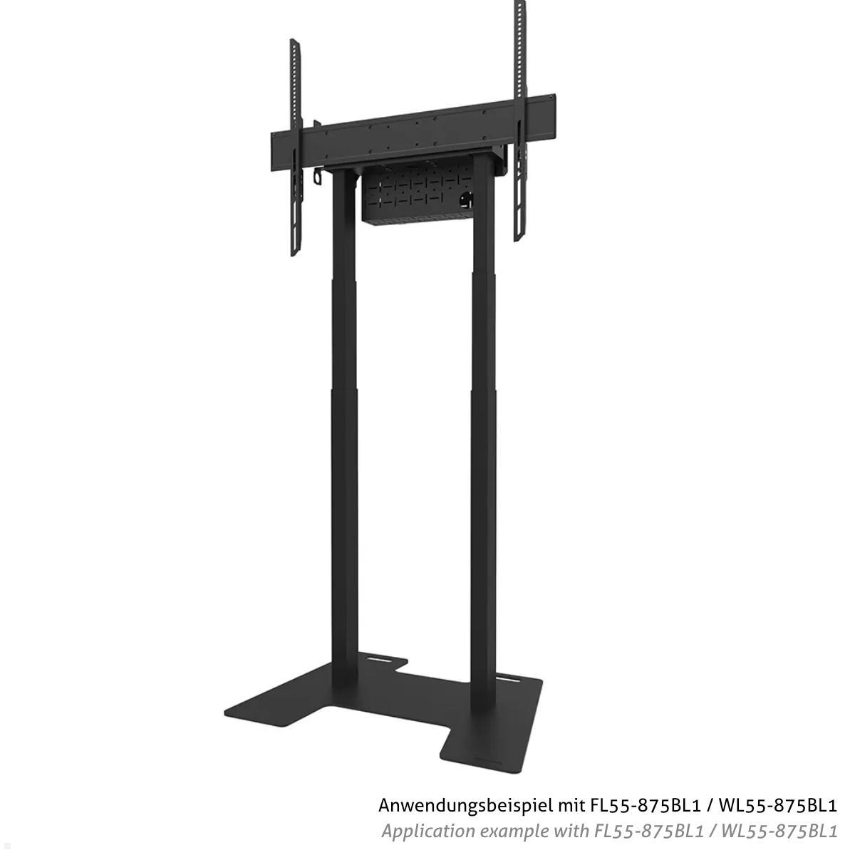 Neomounts AFP-875BL Zubehör Monitorständer Bodenplatte für FL55-875BL1 / WL55-875BL1 Anwendung