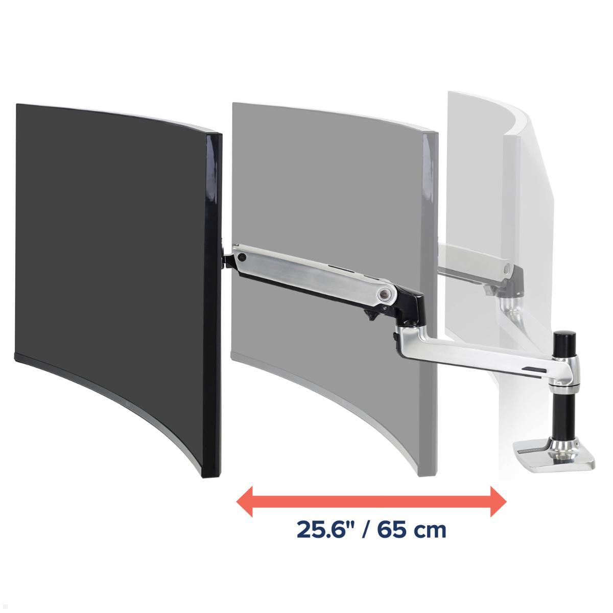 Ergotron LX Arm Monitor Tischhalterung (45-241-026) Schwenkarmlänge