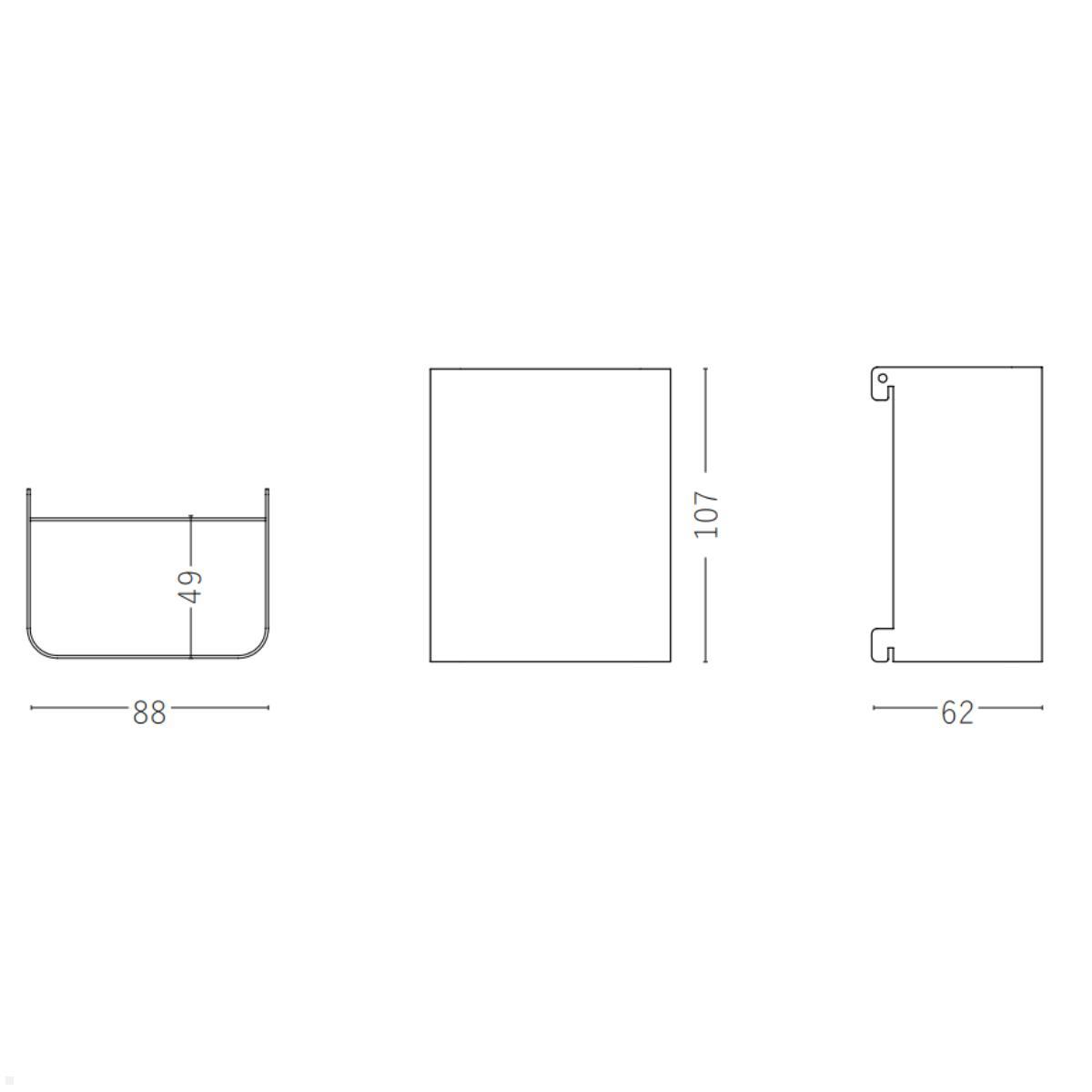 APTO Adaptboard Stiftebox, schwarz Zeichnung