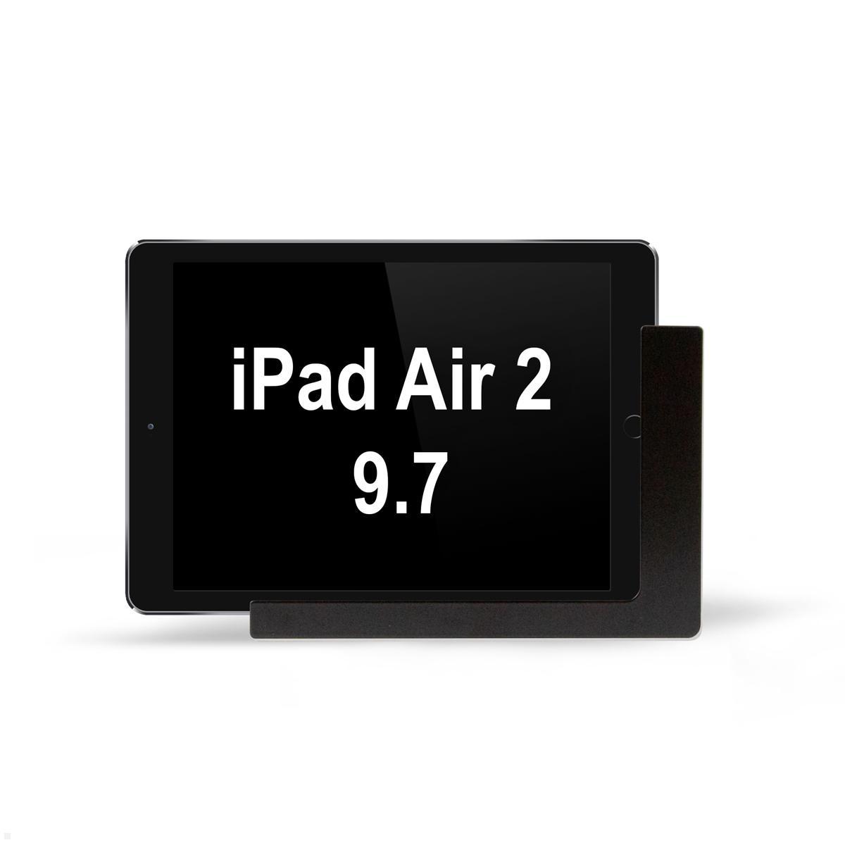 TabLines TWP009B Wandhalterung für Apple Air 2 9.7, schwarz