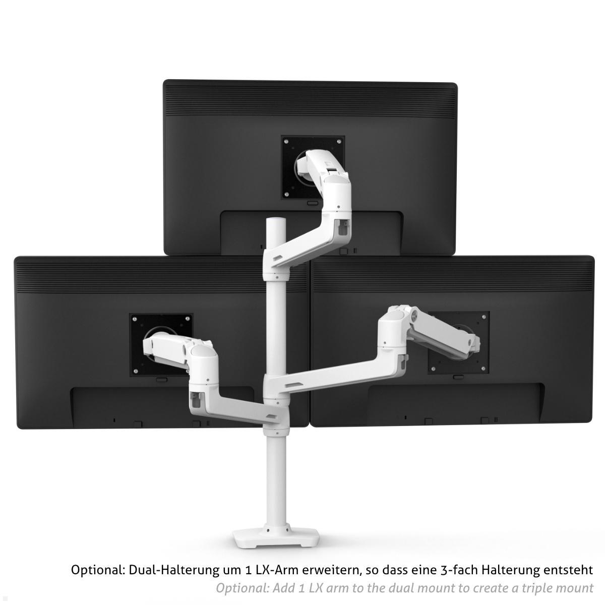 Erweiterung um 1 optionalen LX Arm für 3-fach Halterung