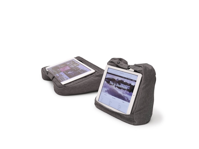 Bosign 2-in-1 Reise Tablet Kissen, grau