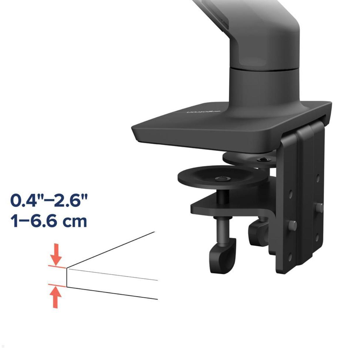 Ergotron Zubehör HX Monitor Arm Wand auf Tisch-Umbausatz (98-630-224), für eine Tischstärke bis 66 mm