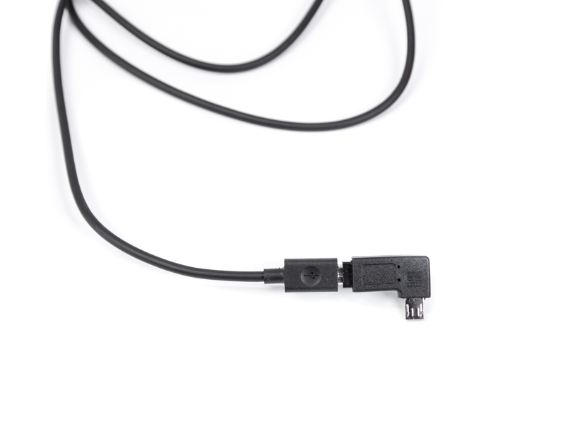 TabLines USB Micro-B Winkel Adapter für Kabelmanagement