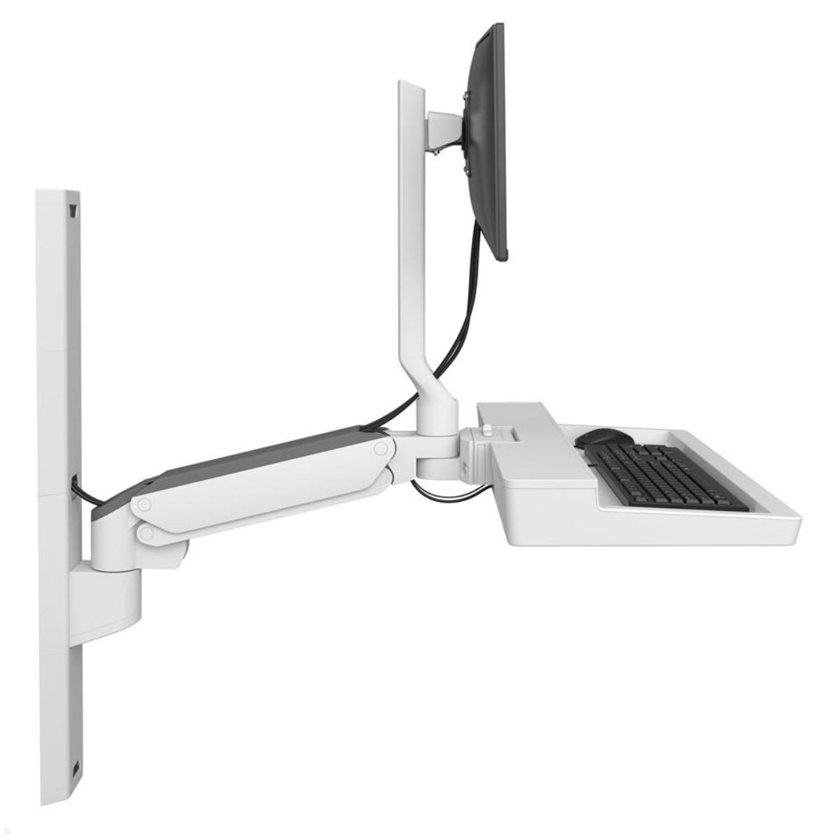 Ergotron CareFit Combo System Wandarbeitsplatz (45-618-251), ausgeklappt