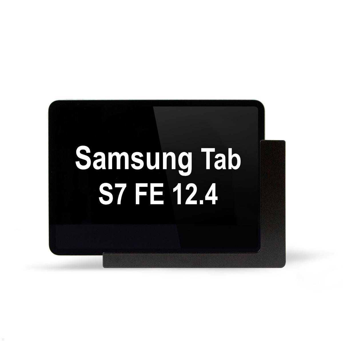 TabLines TWP013B Wandhalterung für Samsung Tab S7 FE 12.4, schwarz