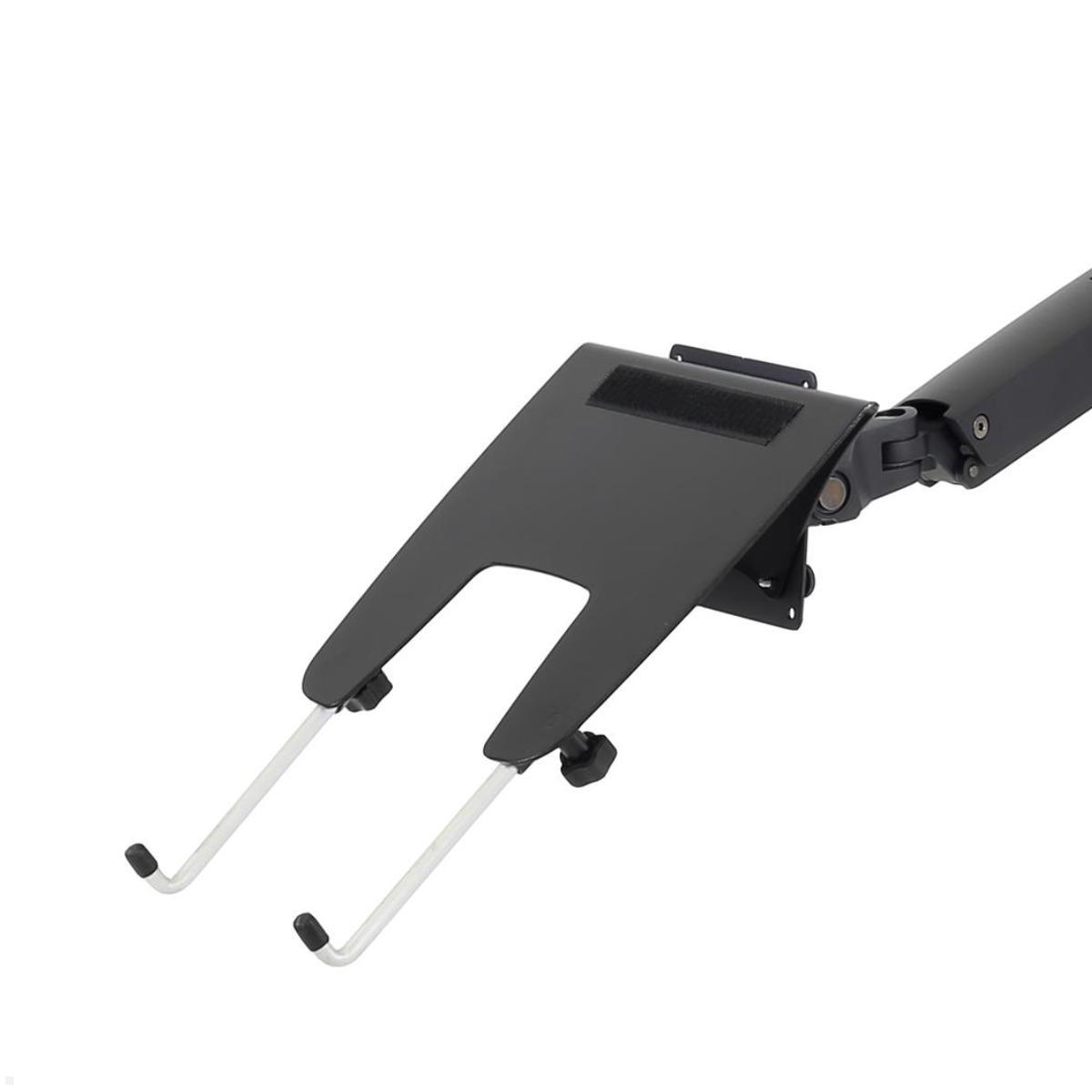 Ergotron LX Arm Notebook Wandhalterung (45-243-524), schwarz ausziehbare Gelenke