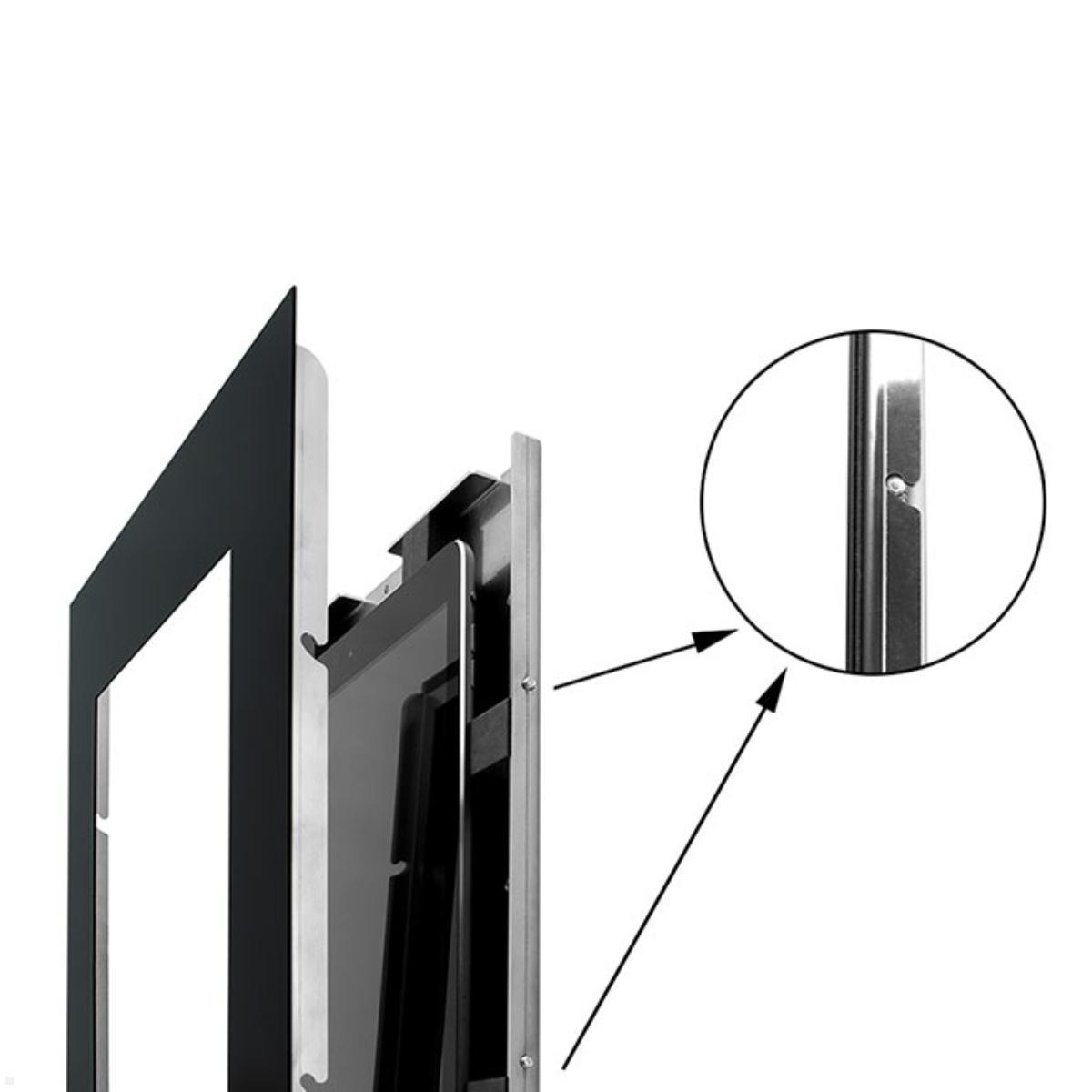 Apple iPad Pro 12.9 Tablethalterung für Wandeinbau, TWE098B, Rahmen Detail