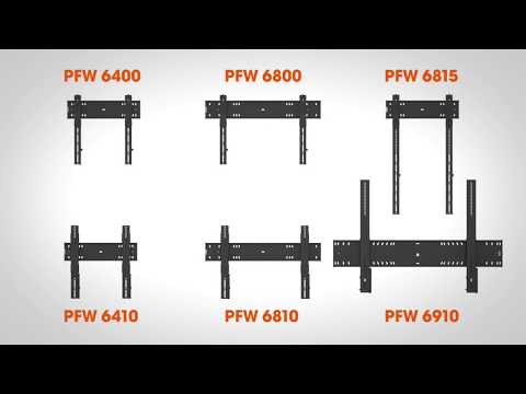 Vogels PFW 6400 flache Monitor Wandhalterung starr Diebstahlschutz