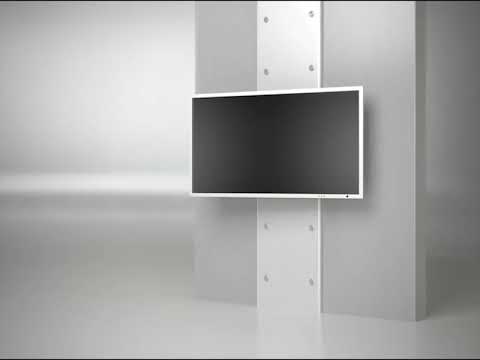 Wissmann TV Wandhalterung plate art 126-DH-350, Decke bis 350 cm