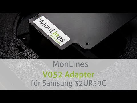 MonLines V052 VESA Adapter für Monitor Samsung U32UR59C, U32R594CWU