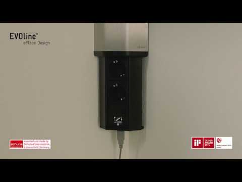 EVOline V-Port 2x Steckdose mit USB-Charger