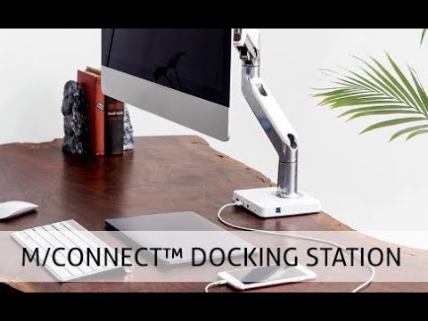 Humanscale M/Connect Dockingstation Tischklemme für M/Flex, weiß