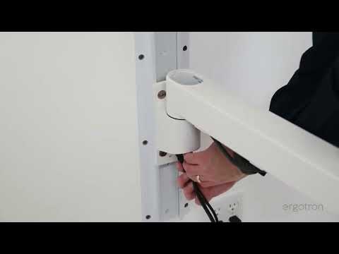 Ergotron CareFit Combo Arm Wandarbeitsplatz mit Arbeitsfläche (45-622-251)